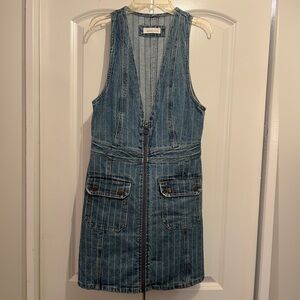 Urban Bliss Denim Zip-Up Dress